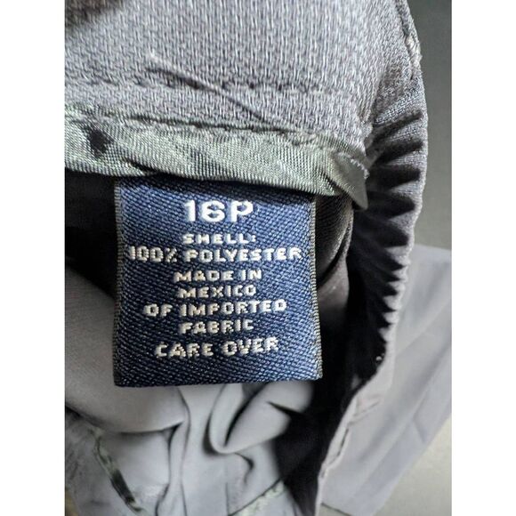 Preston & York Petites Dress Ankle Pants  Flat Front Women's Size 16P - Picture 3 of 5